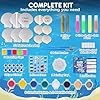 EPUMP Shell Painting Kit for Kids - Glow in The Dark Arts and Crafts Supplies Kits for Girls Boys - Kids Activities Creative Art Set Birthday Gifts DIY Paint Toys for Age 6 7 8 9 10 11 12 Years Old #4