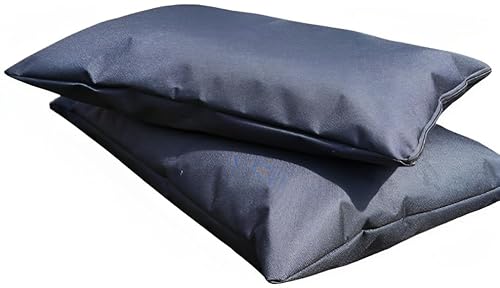 Dog Bed with Washable Removable Cover, Dog Pillow Dog Cushion For Crate Soft Comfy Waterproof Pet Pillow Medium To XXL (XL (104L x 68W x 10H) CM, Black)