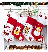 WYFCR 4x Nikolausstiefel Halter Metall - Weihnachts Strumpfhalter Für Kamin