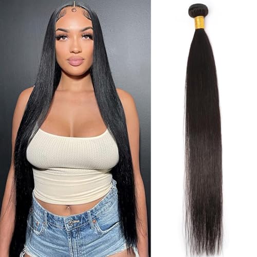 Extensions de cheveux humains raides 12A brésiliens vierges de qualité luxe