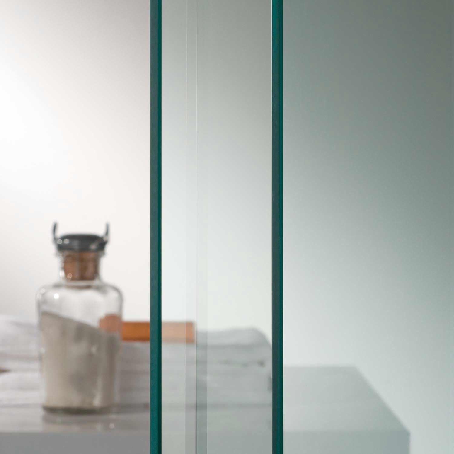 Cabine De Douche D'angle 100x80 Cm Porte Pliante + Porte Fixe H200 Cm Profil Verre 6 Mm Noir Mat Zaira 95276399