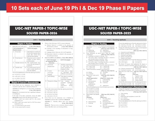Image of Disha 74 Topic-wise NTA UGC NET / JRF / SET Paper 1 (Compulsory) Teaching & Research Aptitude Previous Year Solved Papers (2026 - 2004) 8th Edition | PYQs Question Bank | National Eligibility Test 2027