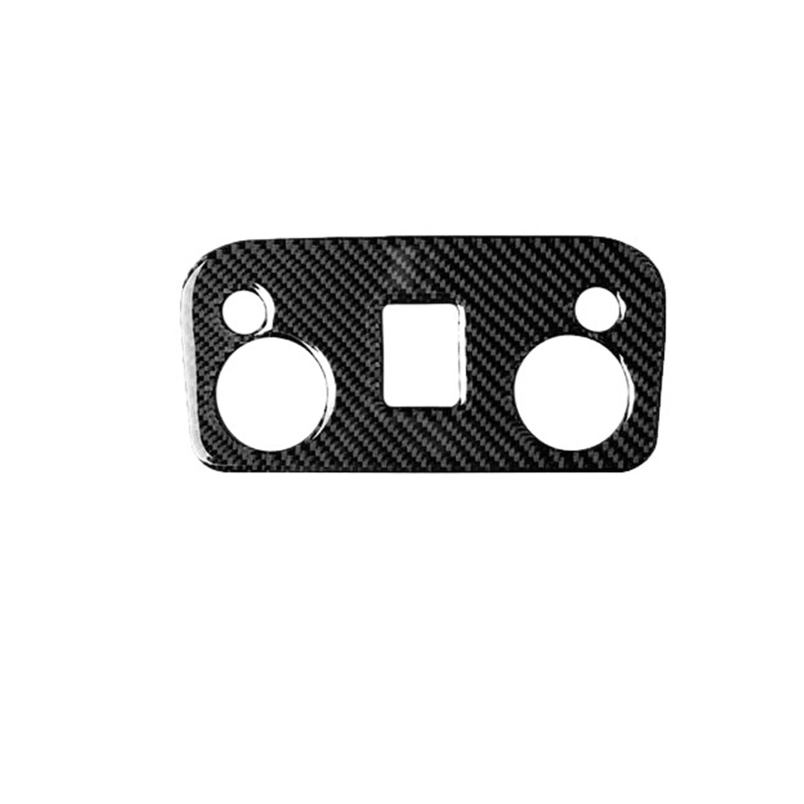 for Ford for Mustang GT 2015-2021 Real Soft Carbon Fiber Car Roof Interior Reading Light Panel Sticker Cover Trim HGMGFYCX