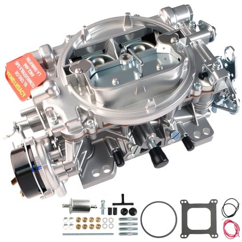 1413 Carburetor 800 CFM 4-Barrel Performer Series Fit for Edelbrock 1413 CarburetorSilver