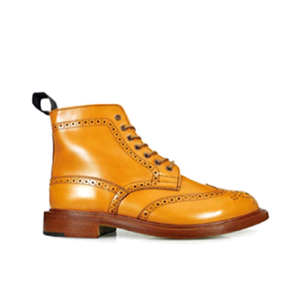 Amazon | [トリッカーズ] カントリー ブーツ エイコン ブラック マロン