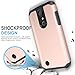 LG K20 Plus Case, LG K20 V Case, LG Harmony Case, LG Grace 4G LTE Case, TJS Ultra Thin Slim Hybrid Shockproof Impact Rugged Case Armor Cover For LG K20 Plus/Harmony/K20 V/Grace 4G LTE (Rose Gold)