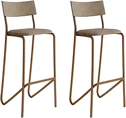 Kit 2 Banquetas Altas Cozinha Balcão 1747 Carraro (Rosê)