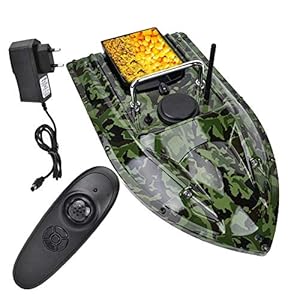Afstandsbediening Boten, RC 500M Afstandsbediening Draadloos Visaas Aas Boot, Houd 1.5Kg Lokaas Waterdicht Weerstand tegen Sterke Golven Fishfinder Met LED Nachtlampje Voor Vissen(ME)
