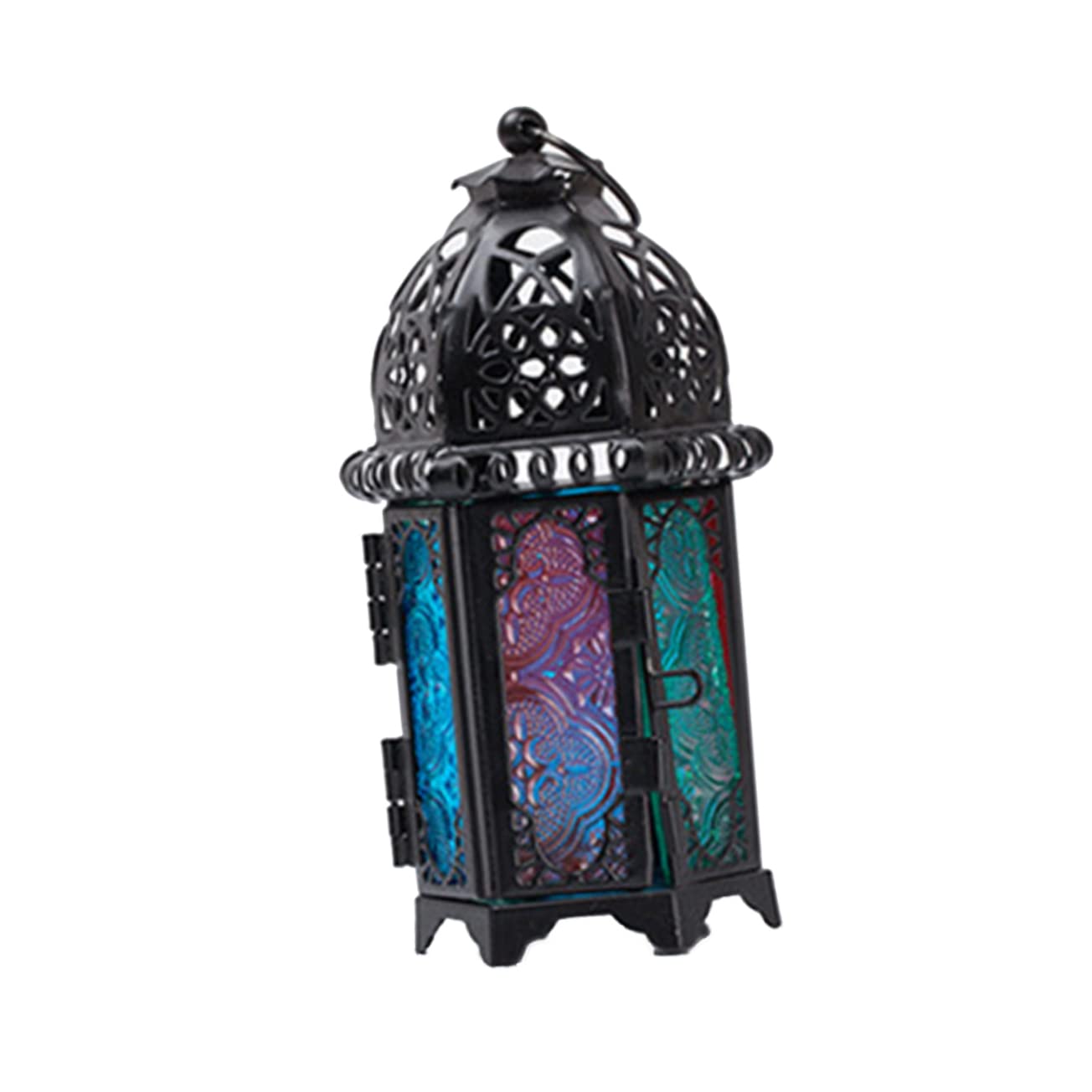HOLIDYOYO Decorative Metal Lantern Vintage Lantern Candle Holder Candle Lantern Hanging Lantern