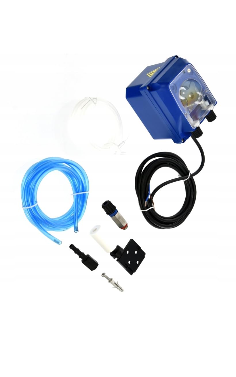 PER1 brillantante dosatore 0-0,7 l/h 230 V con set di collegamento - pompa peristaltica per macchine professionali - universale per gastronomia, hotel, grandi cucine e sistemi di lavaggio