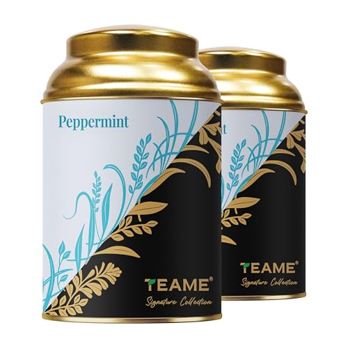 Image of TE-A-ME Peppermint Tea, 50 grams (Pack of 2) | Peppermint Loose Leaves | Herbal Tea
