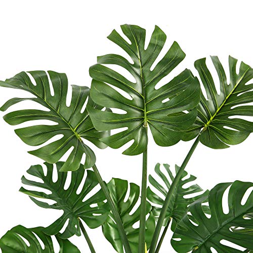 DIIGER Faux Plants Indoor Tree,Artificial Ali Tree,29.5\" Tall,Green Plant Interior Decor,Living Room Fake Plants in Pot for Home Office Perfect Housewarming Gift