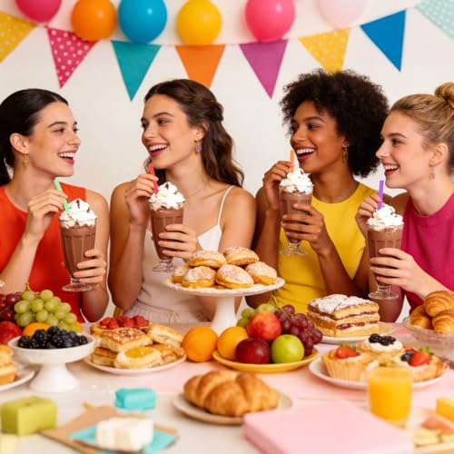[50 Pzs] Pitillos Desechables Jumbo para Smoothie, Plásticos Coloridos 20.99 cm miniatura 5