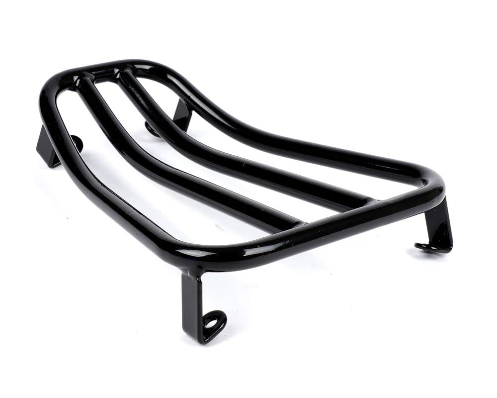 MOTO NOSTRA Gepäckträger Durchstieg V2.0 schwarz glanz kompatibel Vespa GTS 125-300 GTV GTL GT