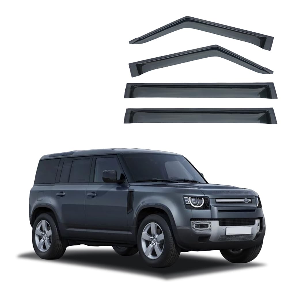 4 Pcs Car Wind Deflectors Rain Deflectors for Land Rover Defender 90 110 130 MK1/L663 2020-2023,A-Defender 110/130【4PCS】