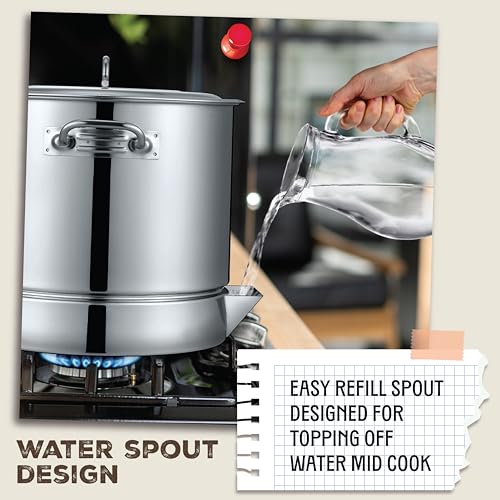 Concord 30QT Stainless Steel Tamale Steamer