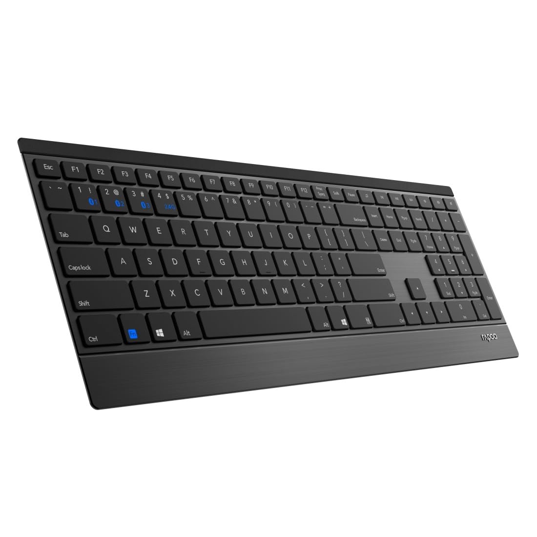 Rapoo 9500M clavier Souris incluse RF sans fil QWERTZ Allemand Noir