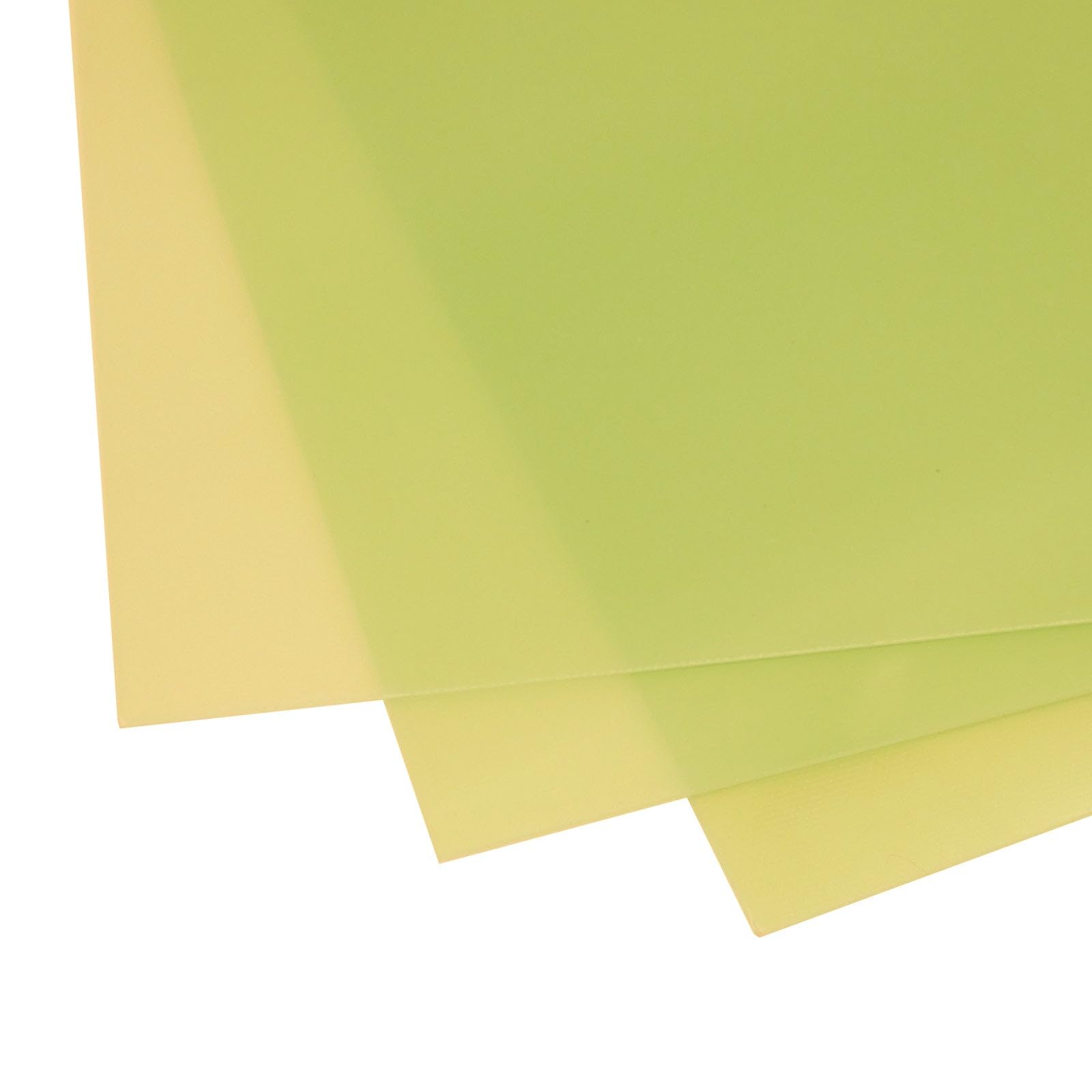 335x300x3mm Fiberglass G10 Composite Laminate Sheet Panel 13x11.8" (Yellow)