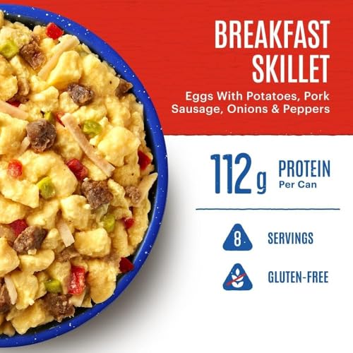 Mountain House Freeze Dried Breakfast Skillet #10 Can – 8 Servings per Can – Gluten-Free – 30-Year Shelf Life – Emergency, Survival, Camping, Hunting & Backpacking Canned Food – Pack of 6 - Image 5