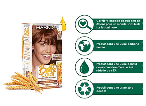 Garnier Belle Color Permanent Hair Colour Pack of 2 28 Natural Brown - Image 5