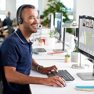 Logitech H111 Cuffie Cablate per Computer, Stereo con Microfono, Cancellazione Rumore, ‎Jack Audio da 3.5 mm, PC, Mac, Laptop, Smartphone, Tablet - Nero