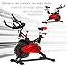Sportstech Bicicleta Estática Profesional | Bicicleta de Ejercicio con Volante de Inercia...
