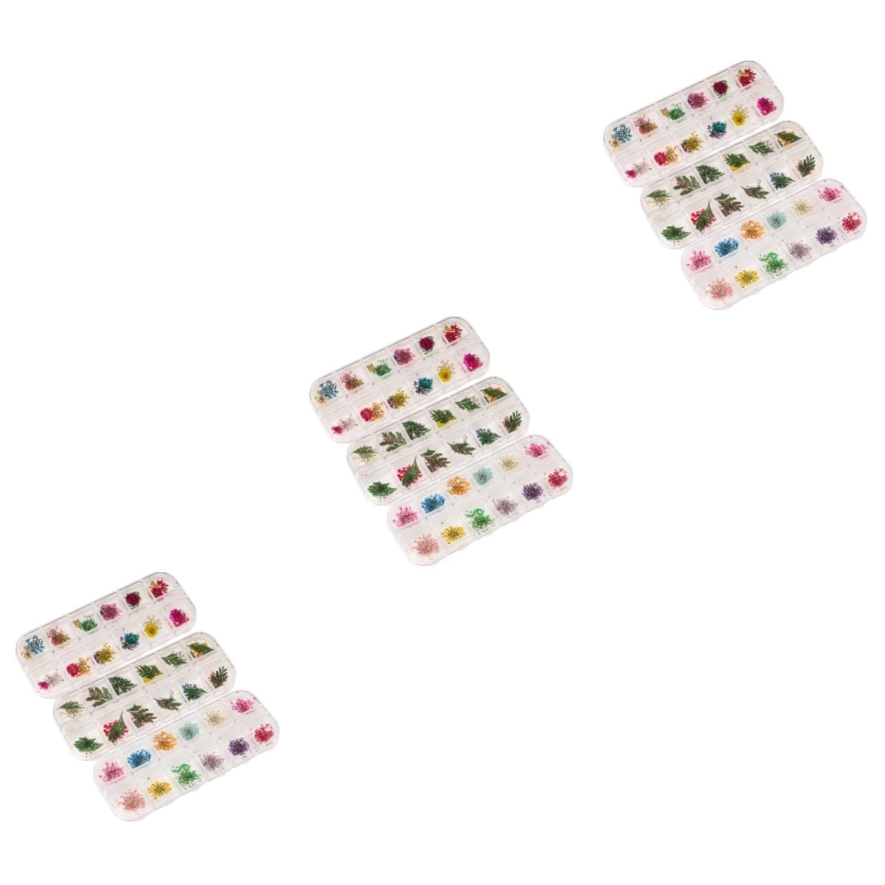 Amosfun Fleurs Séchées Naturelles pour Résine Époxy Kit De Boîtes pour Artisanat De Et Bougie Décoration Créative Parfum Naturel Et Éclat