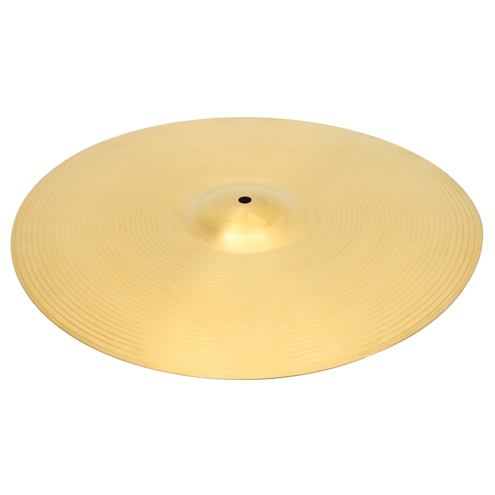 ifundom Drum Kit Cymbals 18 Alloy Bronze Practice Cymbals Round Edges Safe for Jazz