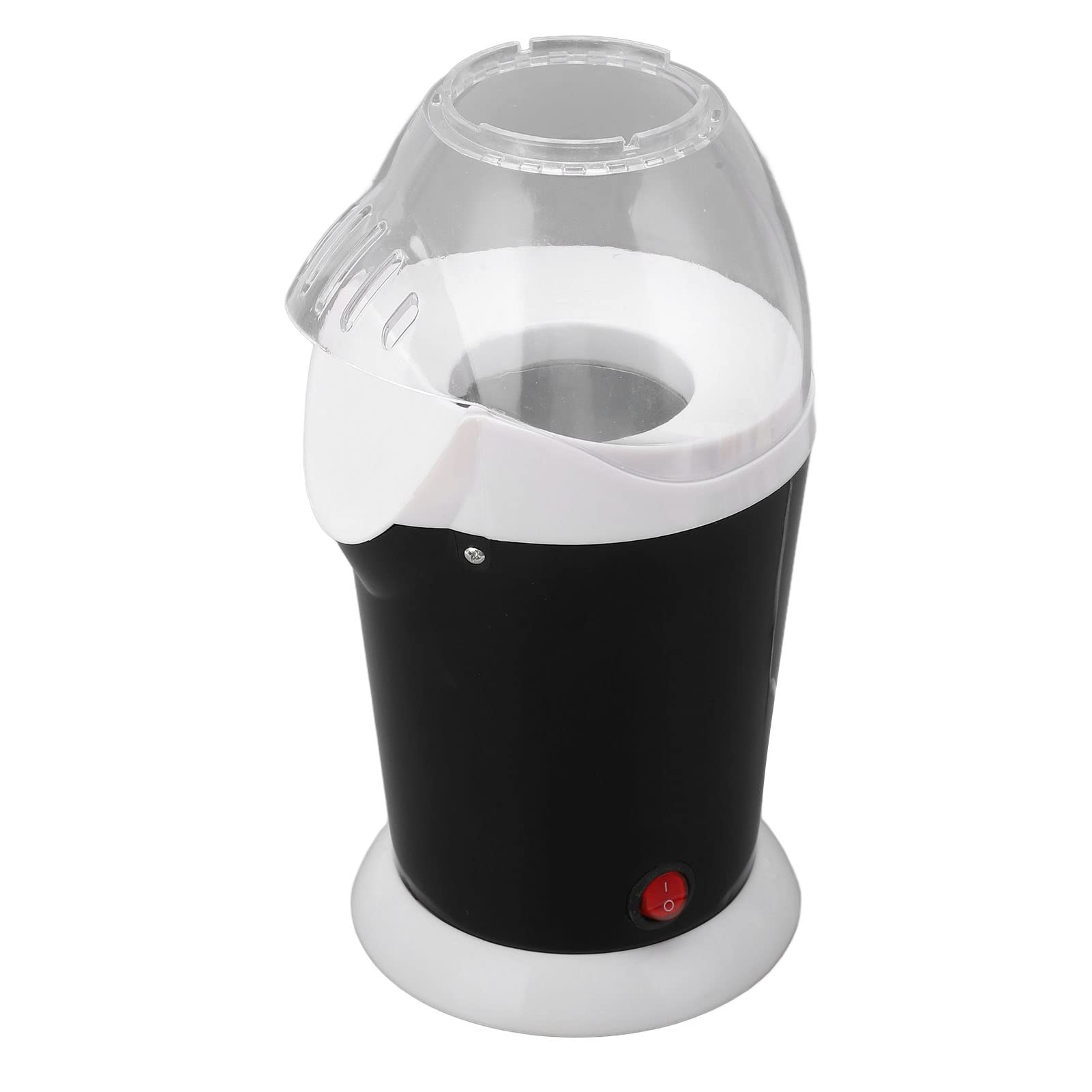 Fdit Máquina de Palomitas de Aire Caliente, Palomitera Eléctrica 1100W | Capacidad de 16 Tazas, Estructura ABS y Aluminio, Ideal para Dormitorio, Cocina y Camping, con Canal desmontable.