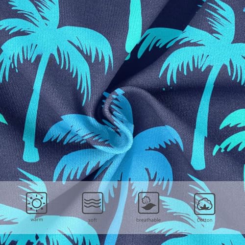 Summer Palm Tree Blue Toddler Girls's Underwear 2T 23022093