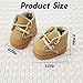 Mini Doll Shoes, 1 Pair Cute Martin Boots Replacement Compatible for 17cm/15cm Dolls Toy Outfit Accessories(Khaki Martin Boots)