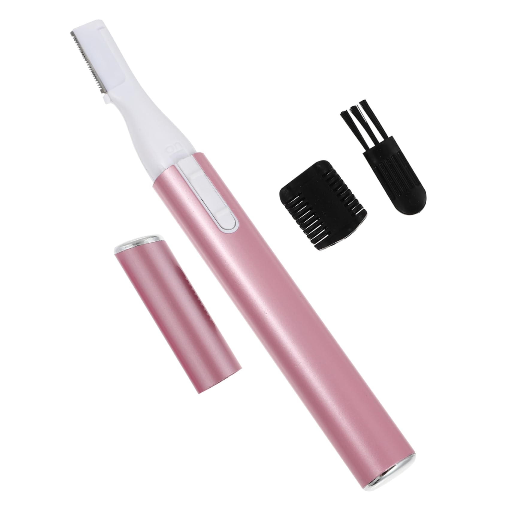 Ipetboom Eyebrow Hair Remover Compact Electric Razor Battery-Powered Trimmer for Nose Leg and Face Perfect Present