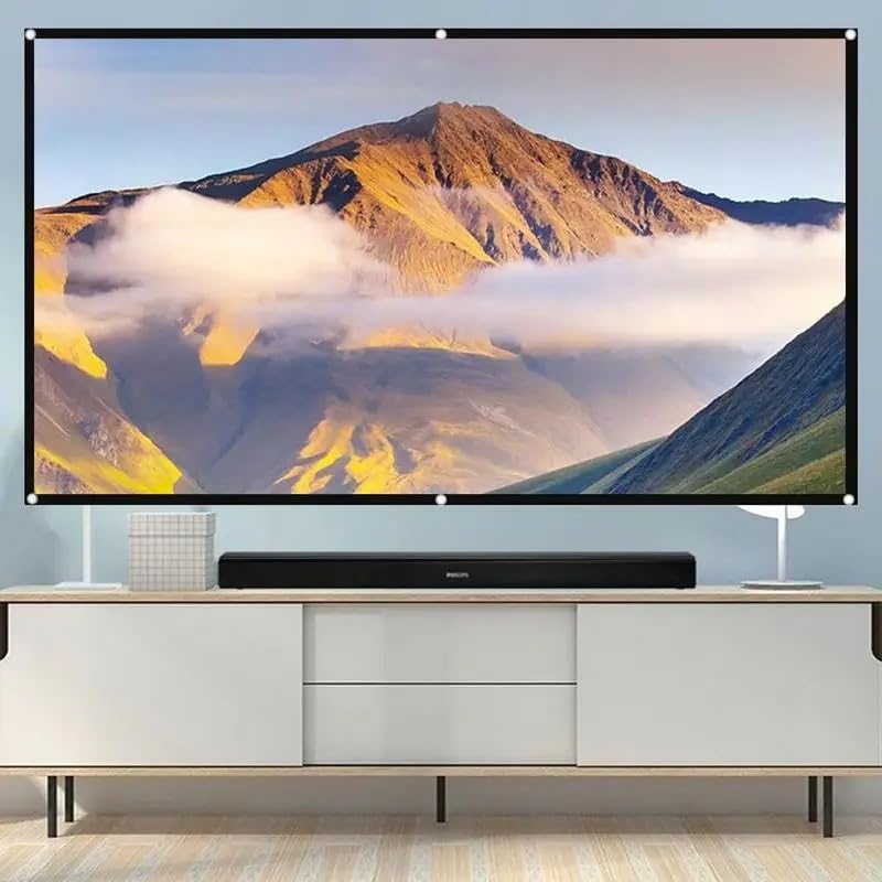 Pantalla de proyección para cine alta definición 130 pulgadas miniatura 5