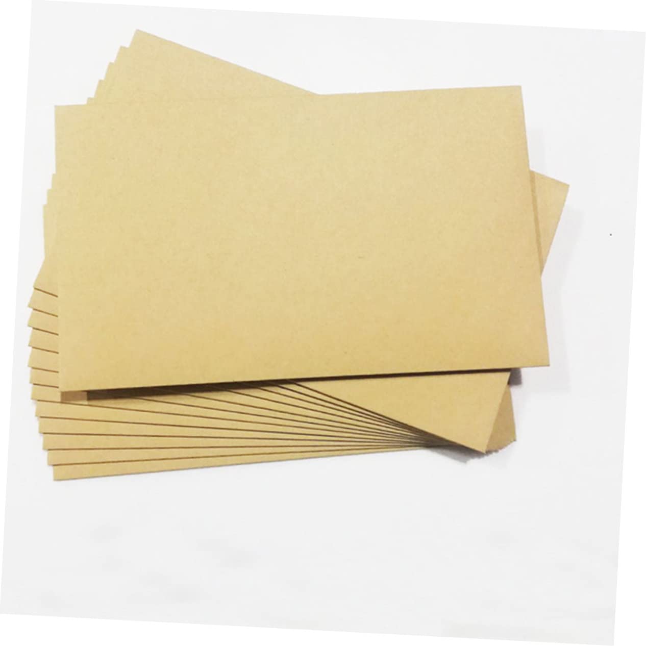 100piezas Candado De Sobres De Papel Kraft Vintage Para Guardar Postales Sobres De Almacenamiento Para Suministros De Bricolaje