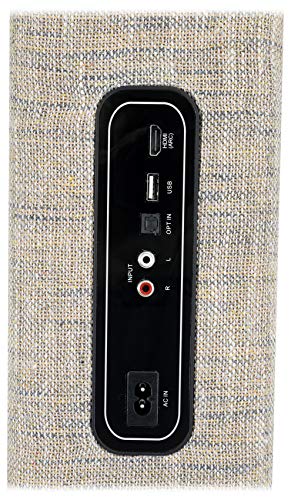 Image of Rockville ONE-Tower BG All-in-One Bluetooth Speaker System+HDMI /Optical /RCA | All-In-One System, USB Playback, 200W Peak, 60W RMS, Remote, Adjustable Bass /Treble, Class D Amp, Digital Display, Home Use
