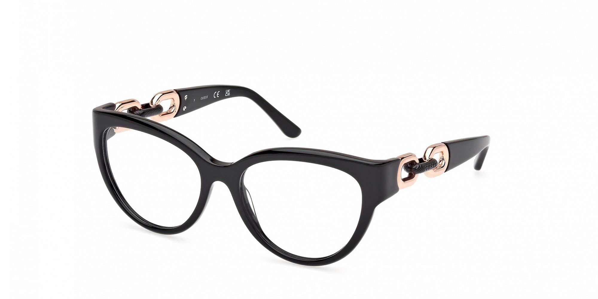 Guess Women's Black Cat Eye Optical Frame