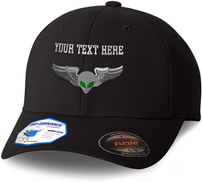 Sombreros Flexfit personalizados para hombres y mujeres Janet Airlines Pilot Alien B bordado poliéster sombrero de béisbol gorra de béisbol