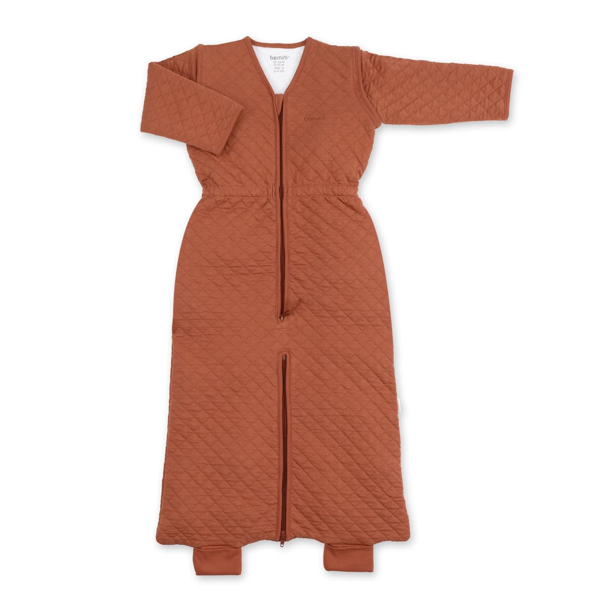 BEMINI Schlafsack Pady Quilted Jersey tog 1.5 Brick