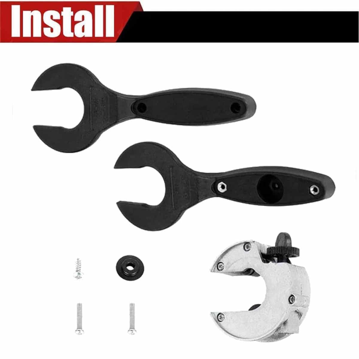 Ratcheting Tubing Cutter, 2 in 1 Close Quarters Tube Compact Cutter, Copper Pipe Cutter, Tubing Cutter 1/4