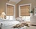LazBlinds No Tools No Drill Cordless Bamboo Roman Shades, Light Filtering Window Treatment, Roll Up Bamboo Blinds for Windows 20'' W x 64'' H, Brown