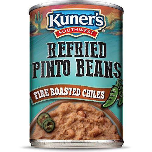 KUNER'S SOUTHWEST Refried Pinto Beans With Roasted Chiles