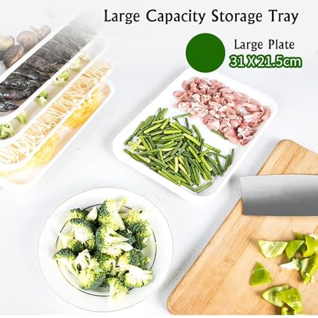 Preparation Plate Organizer,Fruit and Vegetable Preparation Tray, Kitchen Sundry Rack,Multi-Layer Home Kitchen Restaurant Storage
