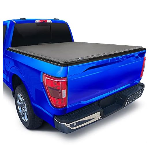Tyger Auto Black (Soft Top) T3 Tri-Fold Truck Tonneau Cover TG-BC3F1019 works with 2009-2014 Ford F-150 (Excl. Raptor Series) | Styleside 5.5' Bed | For models without Utility Track System, 5.5' Bed (Soft Top)