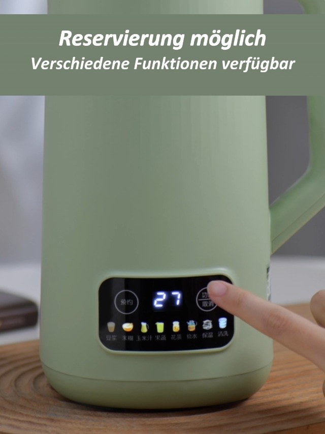 Sojamilchmaker 1000ml - Mach Deine Eigene Pflanzenmilch Ganz Easy!