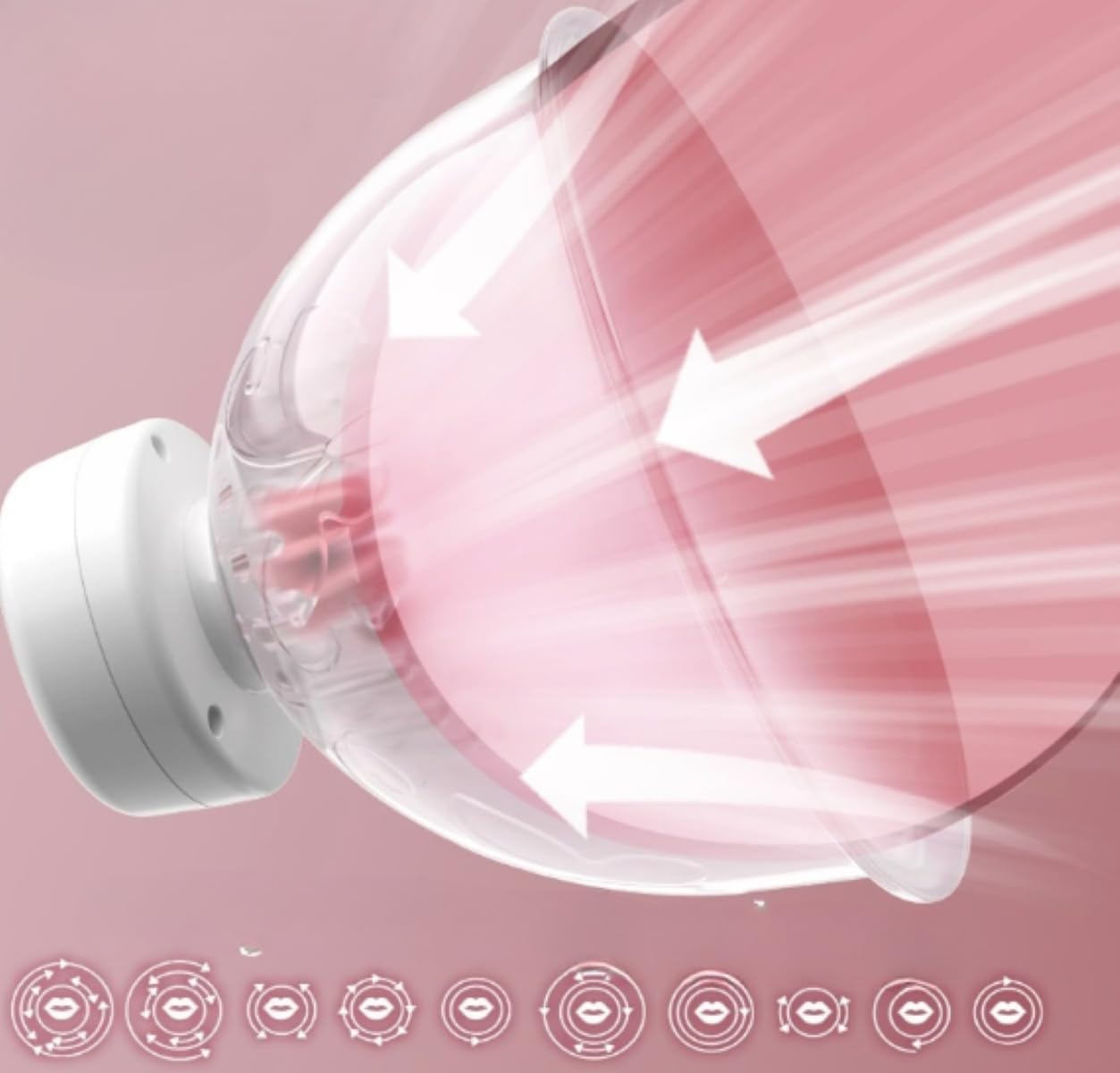 Pleasure Toy Tip Toy for Women with 12 Rotating&10 Suction Pleasure 91