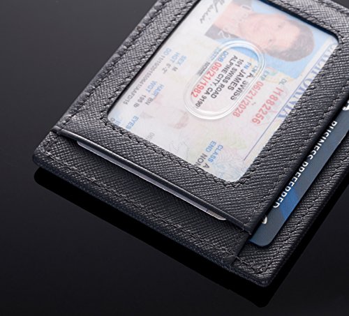 Alpine Swiss RFID Front Pocket Wallet ID Card Case3