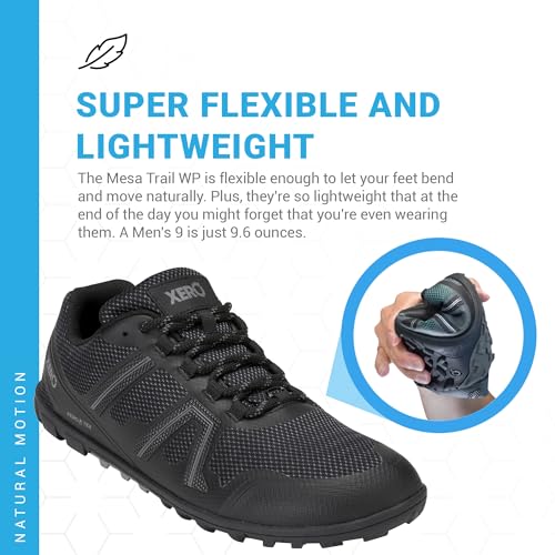 Xero Shoes Men's Mesa Trail Waterproof Barefoot Trail Run Shoe4