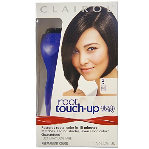 Clairol Permanent Root Touch-Up, Black [2], 1 ea (Pack of 3)