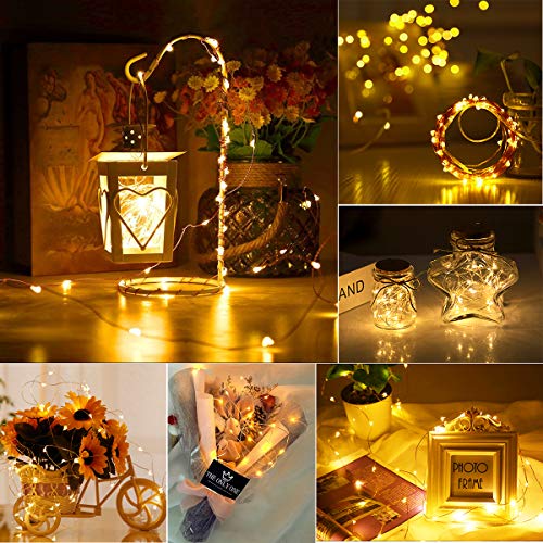 Innolife 6 Pack Led Fairy String Lights Battery Operated With Remote Control & Timer, 10 Ft 30 Led Copper Wire Twinkle Lights For Bedroom Christmas Wedding Party Indoor Outdoor Decoration thumb #5