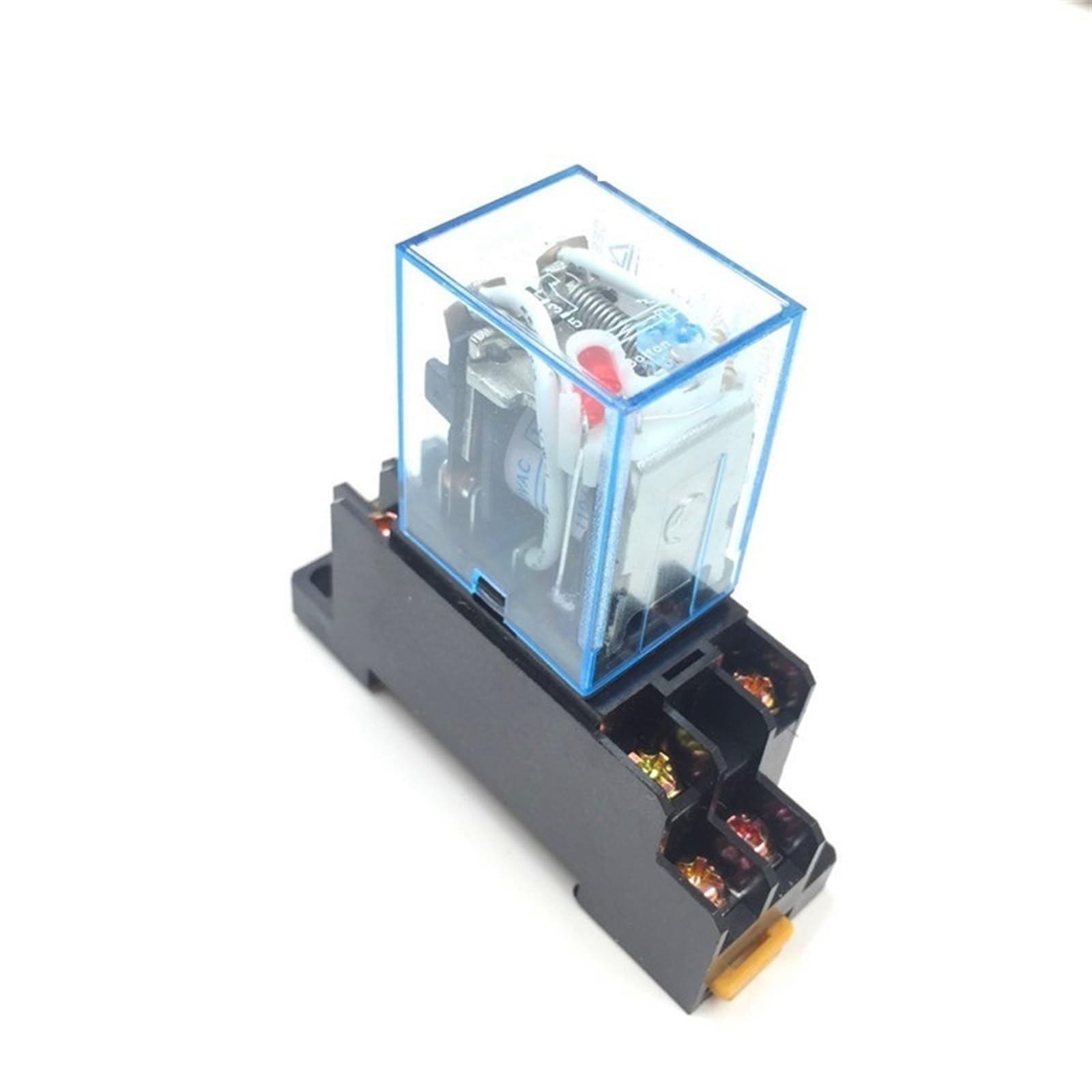 1 relé electromagnético microelectrónico LY2NJ HH62P HHC68A-2Z, 10 A, 8 Pines, Bobina DPDT con Base de zócalo, 12 V CC, 24 CA, 110-220(AC 220V)